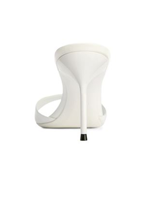 Lidia 70 mules in optic white patent leather PARIS TEXAS | PX1141XVN01OPTICWHITE